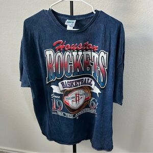 🌿 Vintage Tubular Houston Rockets Tee - Dark Blue